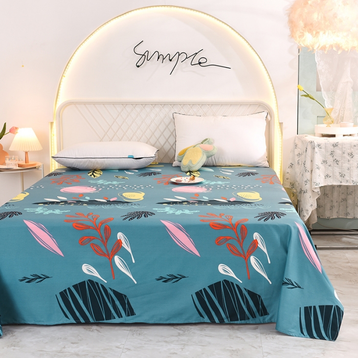 91家纺网 家纺一手货源 找家纺 甜之梦家纺 2025新款13372全棉印花床单海洋之心