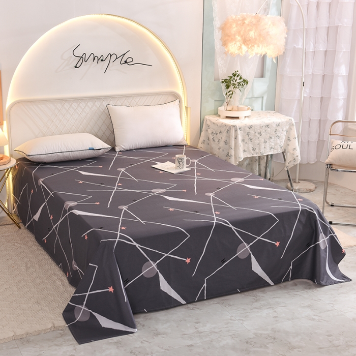 91家纺网 家纺一手货源 找家纺 甜之梦家纺 2025新款13372全棉印花床单流星雨