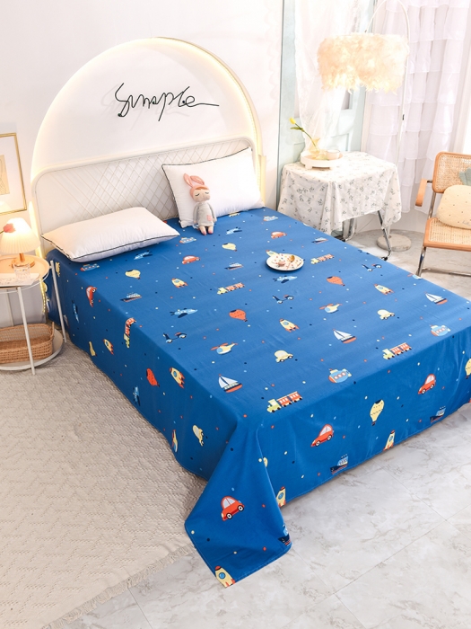 91家纺网 家纺一手货源 找家纺 甜之梦家纺 2025新款13372全棉印花床单摩登时光