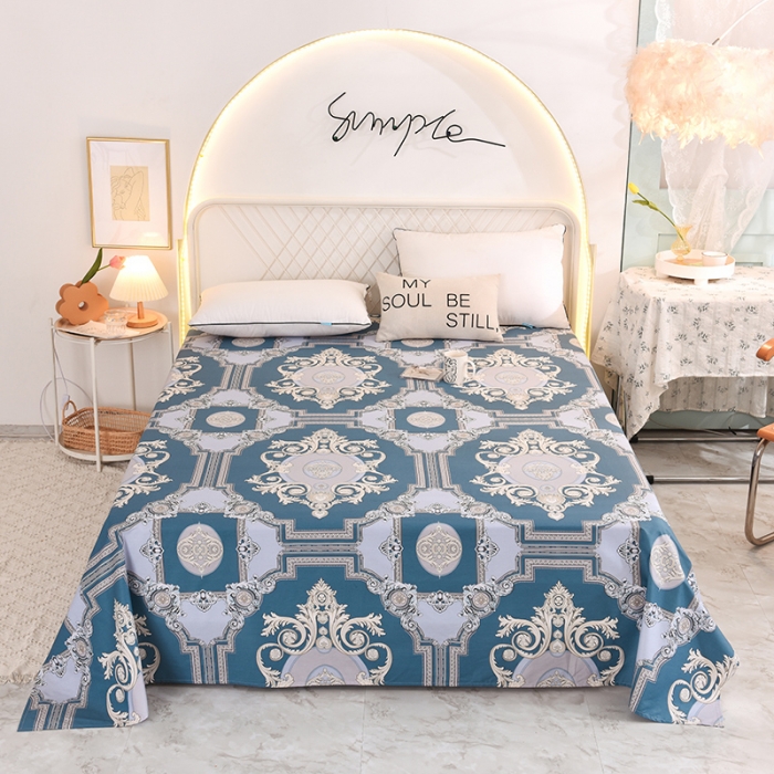 91家纺网 家纺一手货源 找家纺 甜之梦家纺 2025新款13372全棉印花床单欧式豪庭