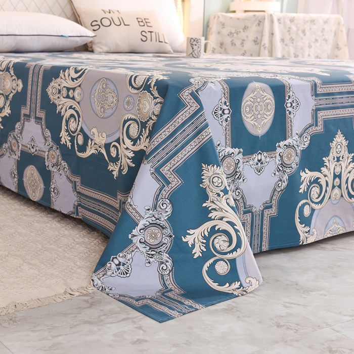 91家纺网 家纺一手货源 找家纺 甜之梦家纺 2025新款13372全棉印花床单欧式豪庭