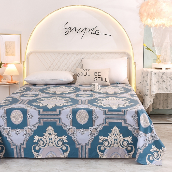 91家纺网 家纺一手货源 找家纺 甜之梦家纺 2025新款13372全棉印花床单欧式豪庭