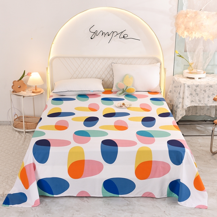 91家纺网 家纺一手货源 找家纺 甜之梦家纺 2025新款13372全棉印花床单泡沫