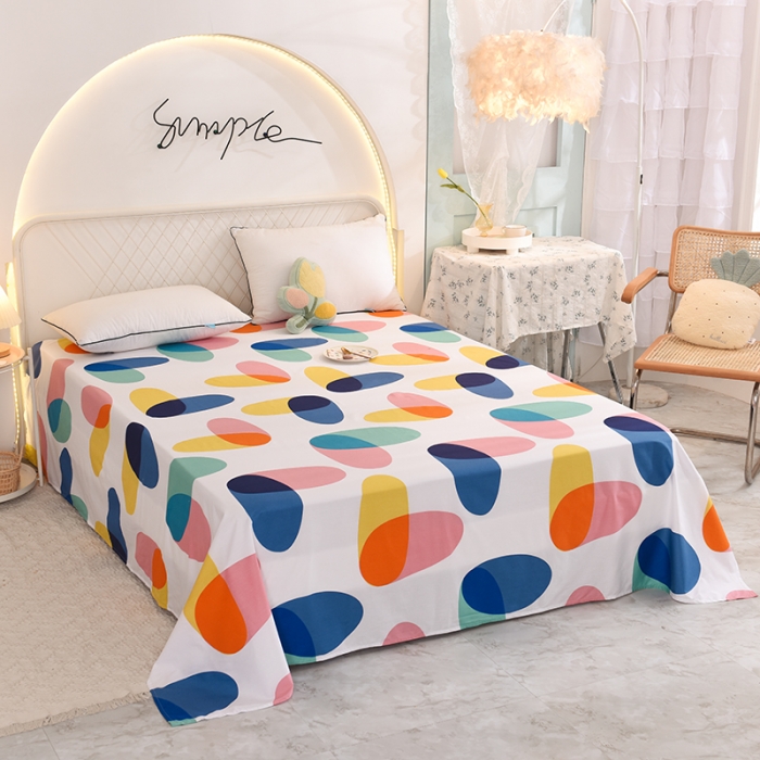 91家纺网 家纺一手货源 找家纺 甜之梦家纺 2025新款13372全棉印花床单泡沫