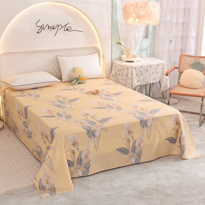 91家纺网 家纺一手货源 找家纺 甜之梦家纺 2025新款13372全棉印花床单如梦令