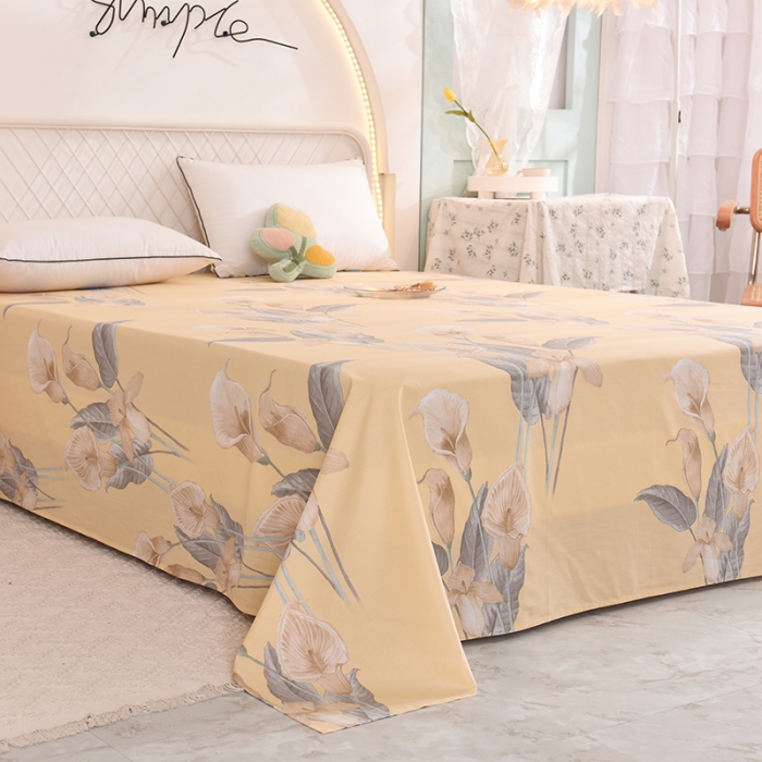 91家纺网 家纺一手货源 找家纺 甜之梦家纺 2025新款13372全棉印花床单如梦令