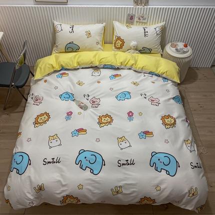 91家纺网 家纺一手货源 找家纺 （总）简宜家居 2021新款全棉小清新四件套