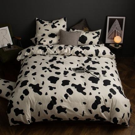 91家纺网 家纺一手货源 找家纺 （总）简宜家居 2021新款全棉简约风四件套