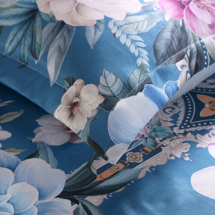 91家纺网 家纺一手货源 找家纺 唐人居 2025款冰丝软席三件套 克洛伊-兰