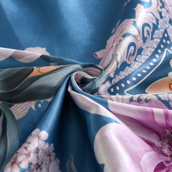 91家纺网 家纺一手货源 找家纺 唐人居 2025款冰丝软席三件套 克洛伊-兰