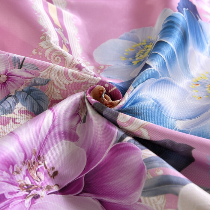 91家纺网 家纺一手货源 找家纺 唐人居 2025款冰丝软席三件套 克洛伊-粉