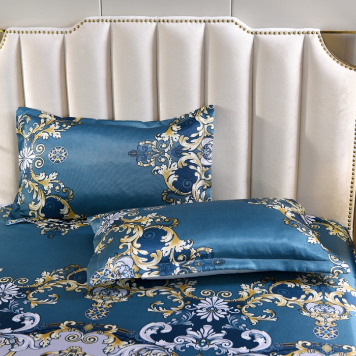 91家纺网 家纺一手货源 找家纺 唐人居 2025款冰丝软席三件套 魅力纹理