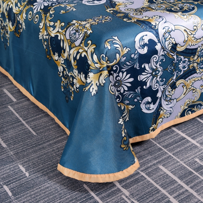 91家纺网 家纺一手货源 找家纺 唐人居 2025款冰丝软席三件套 魅力纹理