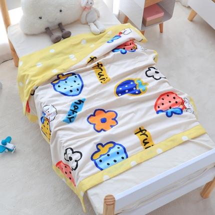 91家纺网 家纺一手货源 找家纺 总-美真家纺新款儿童空调棉幼儿园夏被全棉夏被宝宝夏被水果乐园
