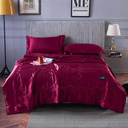 91家纺网 家纺一手货源 找家纺 （总）被多多 2022新款真丝夏被可配四件套