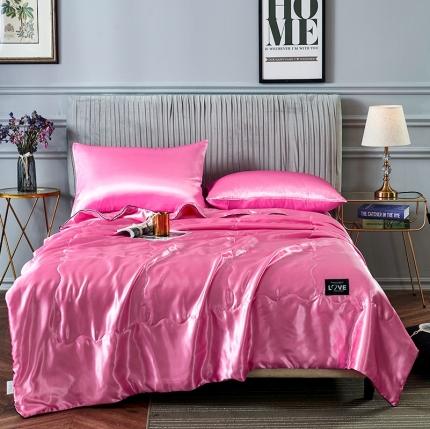 91家纺网 家纺一手货源 找家纺 （总）被多多 2022新款真丝夏被可配四件套