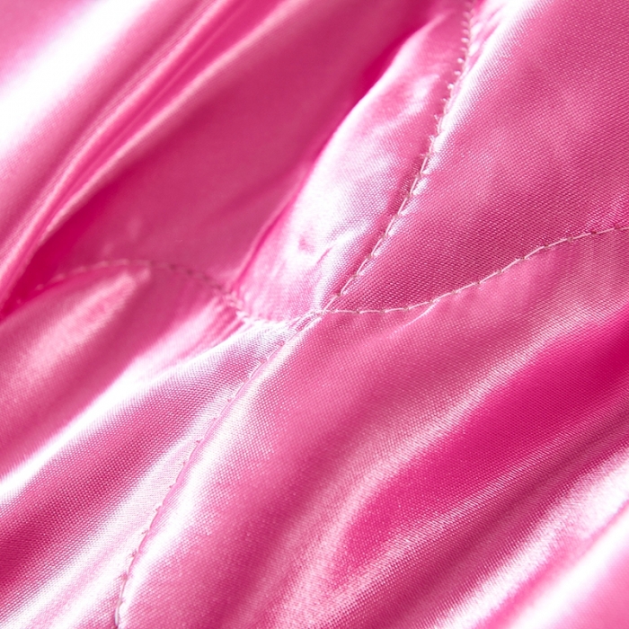 91家纺网 家纺一手货源 找家纺 被多多 2022新款真丝夏被可配四件套 樱桃粉