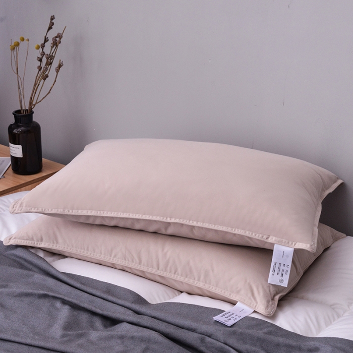 91家纺网 家纺一手货源 找家纺 （总）星芯合 2024新款全棉磨毛静压枕一只