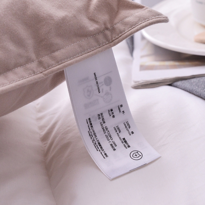 91家纺网 家纺一手货源 找家纺 （总）星芯合 2024新款全棉磨毛静压枕一只