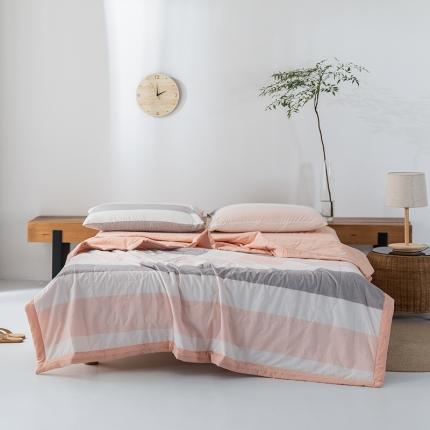 91家纺网 家纺一手货源 找家纺 （总）棉邦 2021新款全棉水洗棉夏被四件套