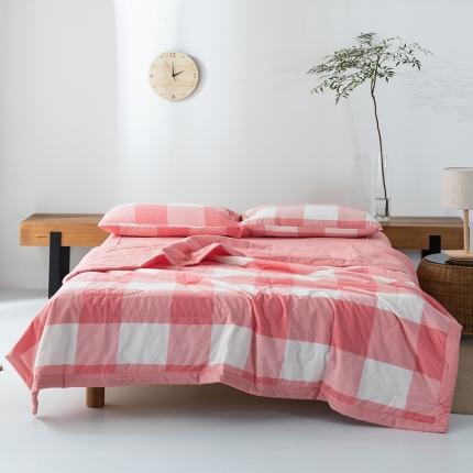 91家纺网 家纺一手货源 找家纺 （总）棉邦 2021新款全棉水洗棉夏被四件套