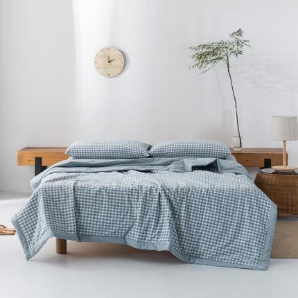 91家纺网 家纺一手货源 找家纺 （总）棉邦 2021新款全棉水洗棉夏被四件套