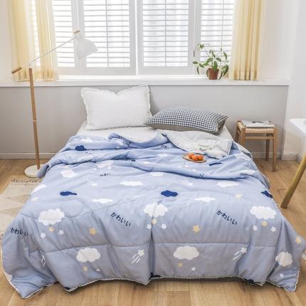 91家纺网 家纺一手货源 找家纺 （总）寐居 2021新款水洗棉小花边单夏被