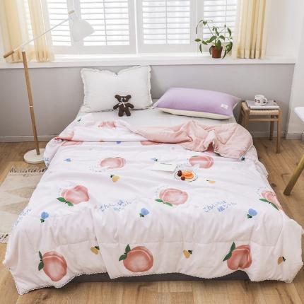 91家纺网 家纺一手货源 找家纺 （总）寐居 2021新款水洗棉小花边单夏被