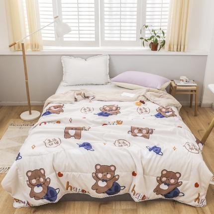 91家纺网 家纺一手货源 找家纺 （总）寐居 2021新款水洗棉小花边单夏被