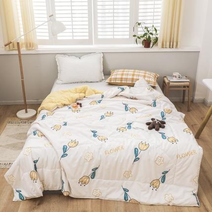 91家纺网 家纺一手货源 找家纺 （总）寐居 2021新款水洗棉小花边单夏被