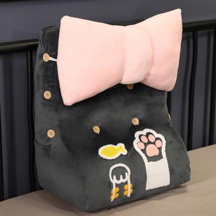 91家纺网 家纺一手货源 找家纺 （总）仟亿莱 2021新款蝴蝶结毛巾绣加高三角枕