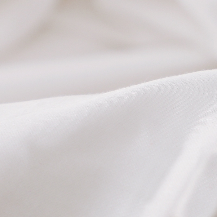 91家纺网 家纺一手货源 找家纺 2021新款纯色拼色纯棉全棉60S贡缎长绒棉绣花四件套 本白