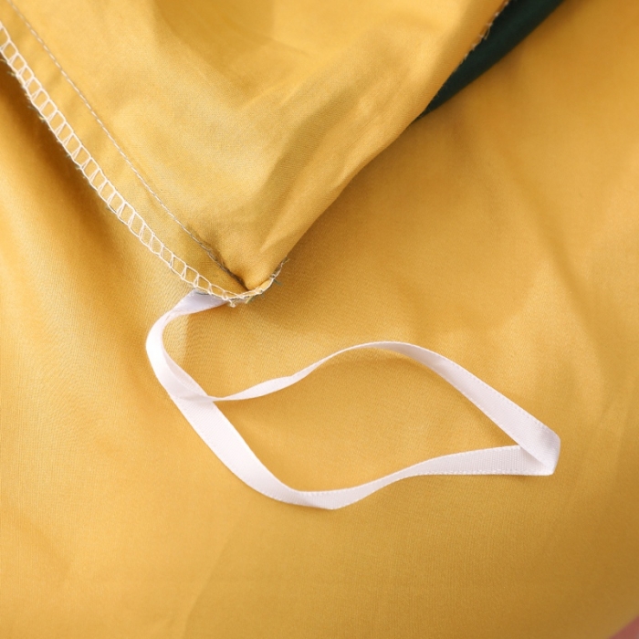 91家纺网 家纺一手货源 找家纺 2021新款纯色拼色纯棉全棉60S贡缎长绒棉绣花四件套 墨绿