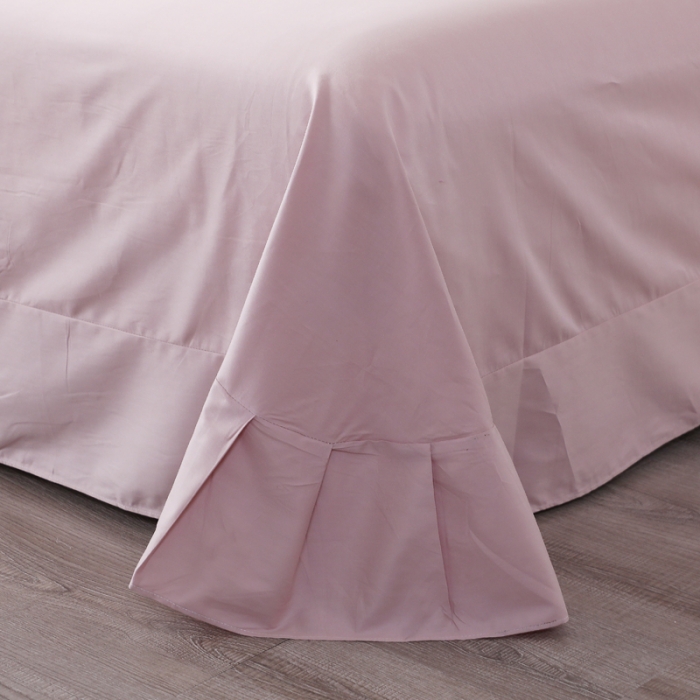 91家纺网 家纺一手货源 找家纺 2021新款全棉13372毛巾绣纯棉刺绣花四件套 爱之蔓藕粉