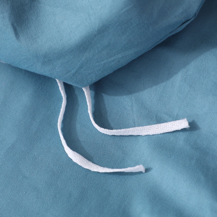 91家纺网 家纺一手货源 找家纺 2021新款全棉13372毛巾绣纯棉刺绣花四件套桃花朵朵湖蓝