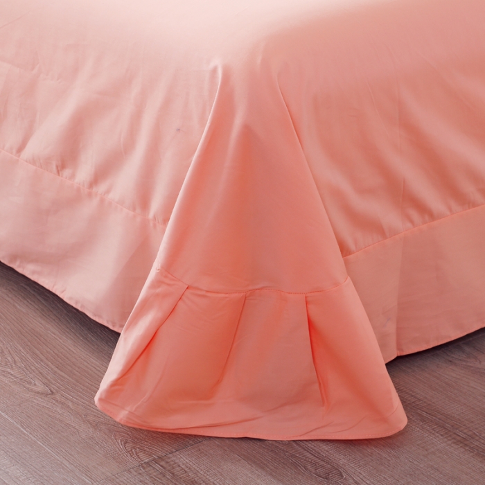 91家纺网 家纺一手货源 找家纺 2021新款全棉13372毛巾绣纯棉刺绣花四件套桃花朵朵玉色