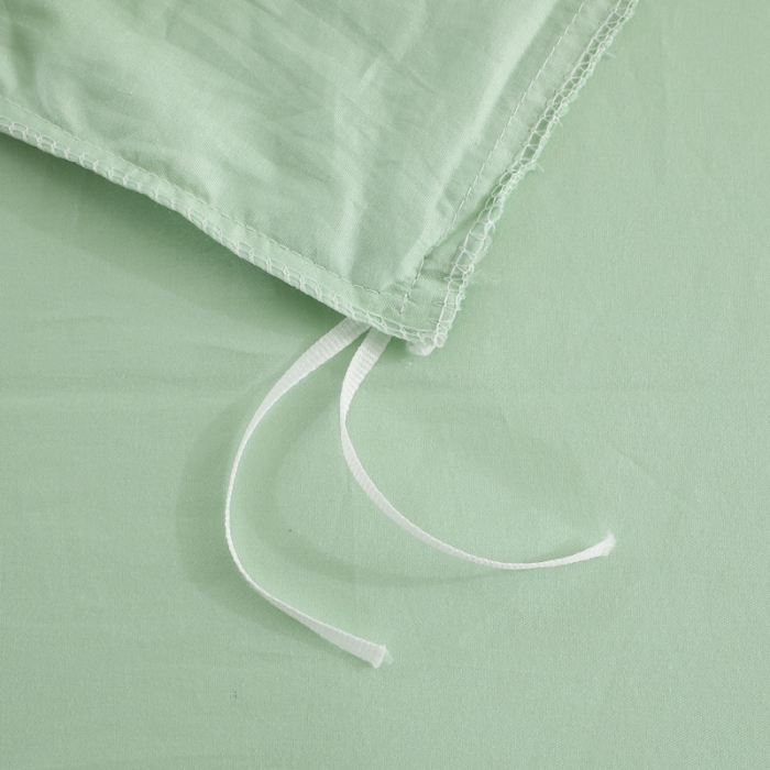 91家纺网 家纺一手货源 找家纺 2021新款全棉13372毛巾绣纯棉刺绣花四件套夏花绽放绿色