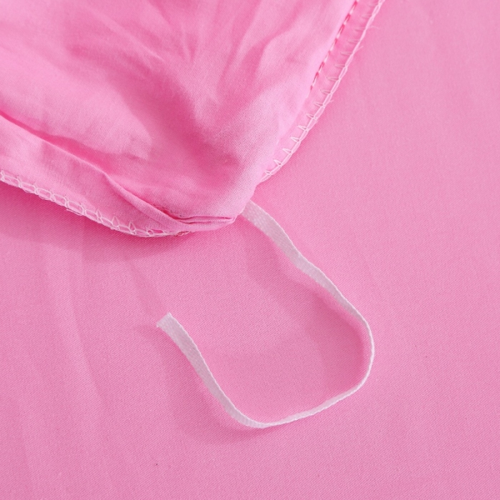 91家纺网 家纺一手货源 找家纺 2021新款全棉13372毛巾绣纯棉刺绣花四件套幸福烈鸟粉色