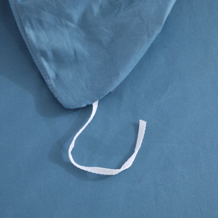 91家纺网 家纺一手货源 找家纺 2021新款全棉13372毛巾绣纯棉刺绣花四件套幸福烈鸟湖蓝