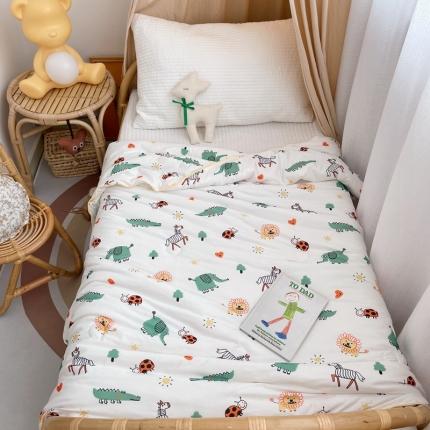 91家纺网 家纺一手货源 找家纺 （总）星期八 2021新款裸睡大豆针织棉儿童夏被