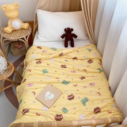 星期八 2021新款裸睡大豆针织棉儿童夏被 彩虹园