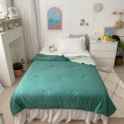 91家纺网 家纺一手货源 找家纺 （总）星期八 2021新款马卡龙大豆针织棉夏被