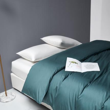 91家纺网 家纺一手货源 找家纺 （总）顾家家居 2023新款60长绒棉双拼全棉单被套纯棉