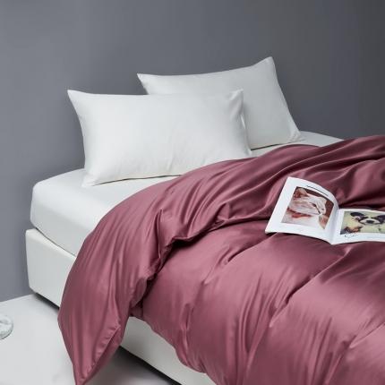 91家纺网 家纺一手货源 找家纺 （总）顾家家居 2023新款60长绒棉双拼全棉单被套纯棉