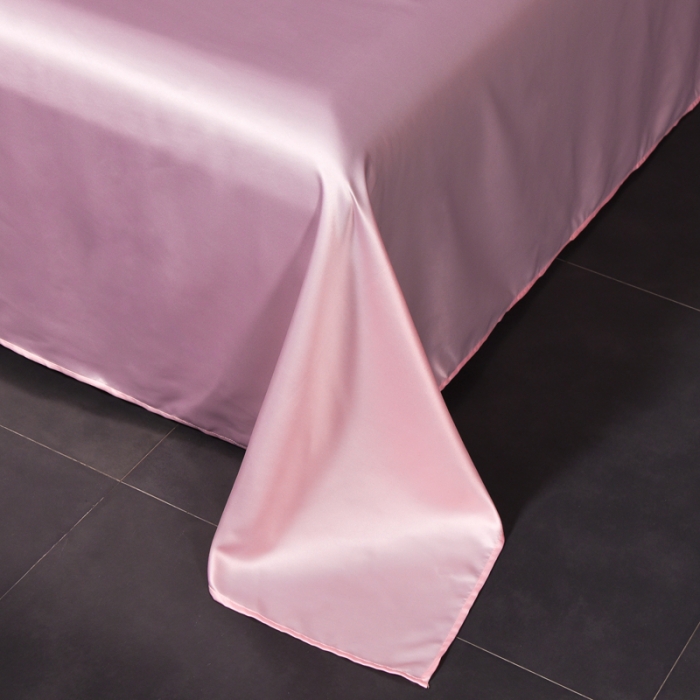 91家纺网 家纺一手货源 找家纺 简爱 2025新款轻奢刺绣水洗真丝夏被四件套 粉玉-白