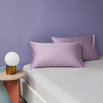 91家纺网 家纺一手货源 找家纺 顾家家居 2023新款60长绒棉双拼枕套48*74cm一对