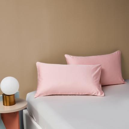 91家纺网 家纺一手货源 找家纺 顾家家居 2023新款60长绒棉双拼枕套48*74cm一对