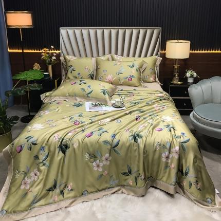 91家纺网 家纺一手货源 找家纺 （总）娇逸 2021新款60天丝数码印花夏被夏凉被