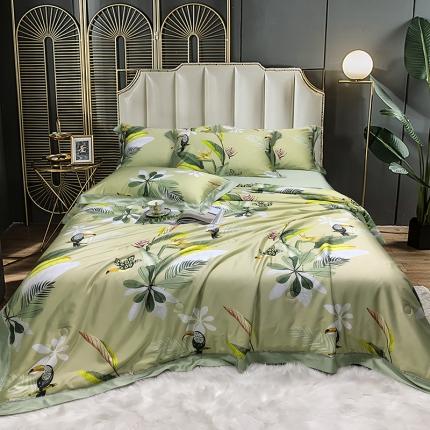 91家纺网 家纺一手货源 找家纺 （总）娇逸 2021新款60天丝数码印花夏被夏凉被