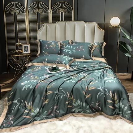 91家纺网 家纺一手货源 找家纺 （总）娇逸 2021新款60天丝数码印花夏被夏凉被